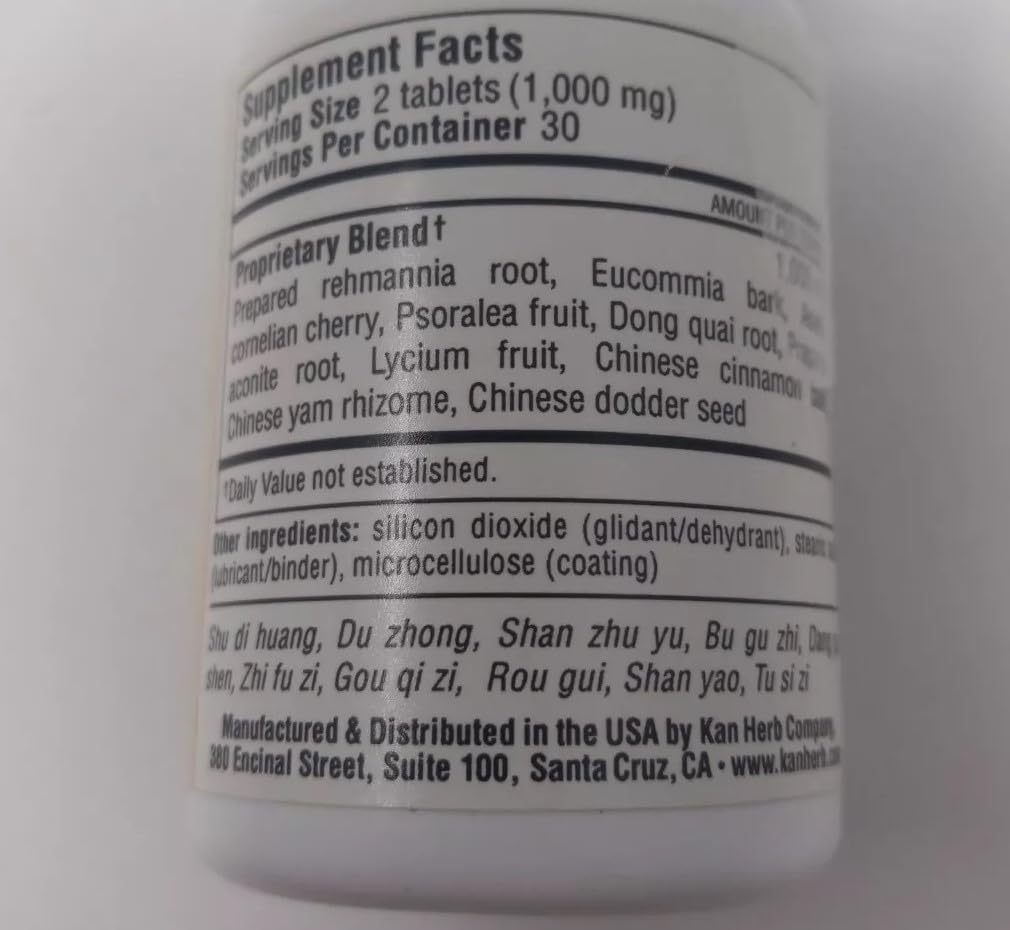Generic Kan Herb Essentials Eucommia and Rehmannia Combination Tablets 300