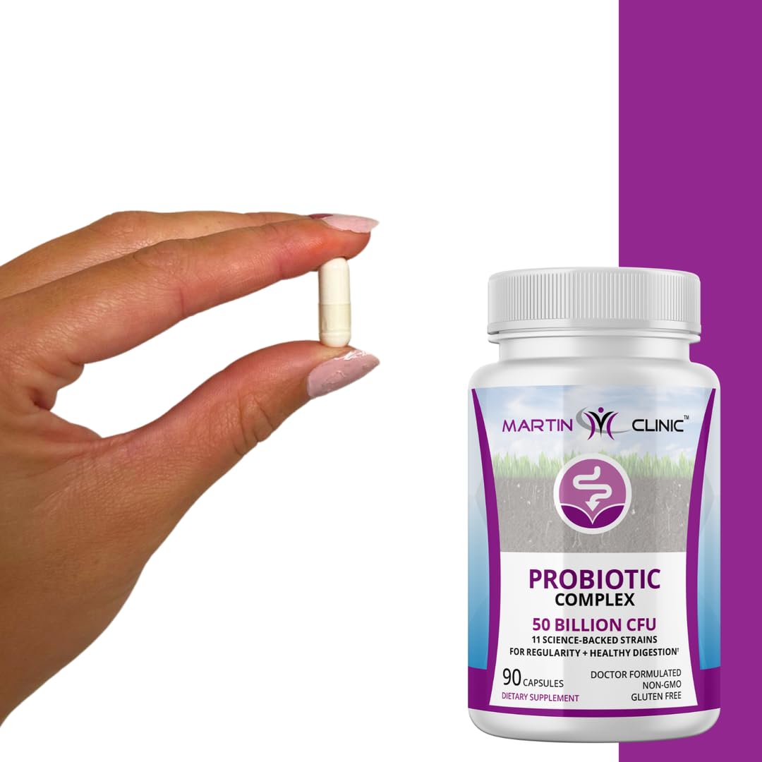 Martin Clinic Probiotic for Gut Health & Immune Support Capsule 90 Count