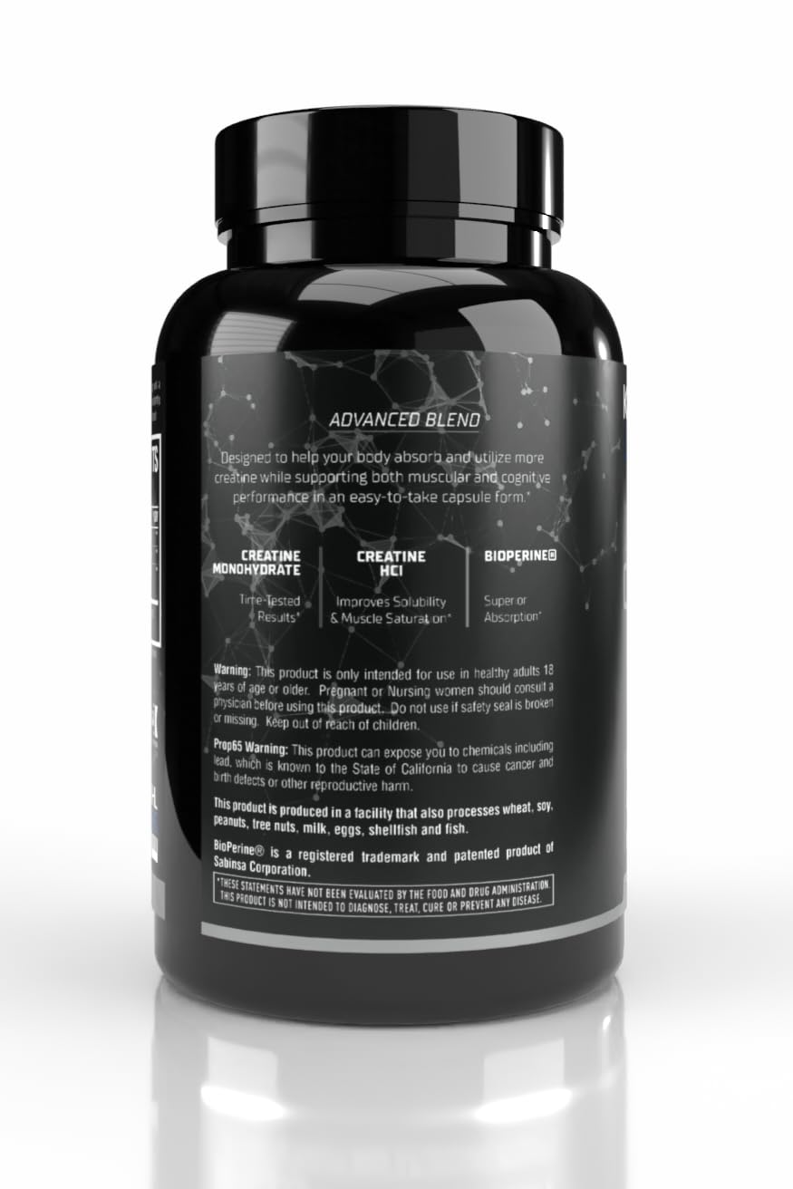 Kuhl Labs Creatine Advanced Blend Capsules, 120 Capsules