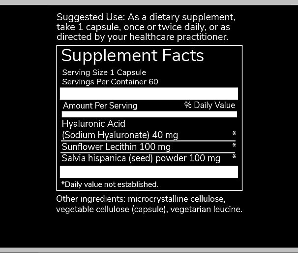 FEMMEPHARMA Mia Vita Hyaluronic Acid Capsules, 60 Count