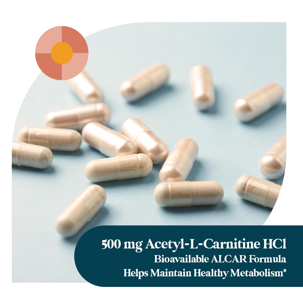 Pattern Wellness Acetyl-L-Carnitine 500 mg Capsules, 30 Capsules