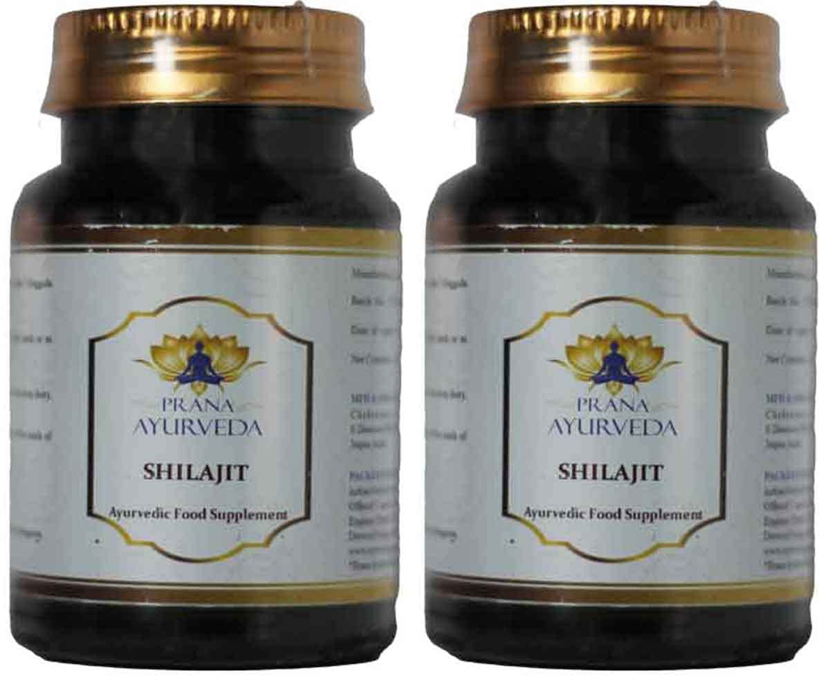 Prana Ayurveda Shilajit Tablets 180 Count
