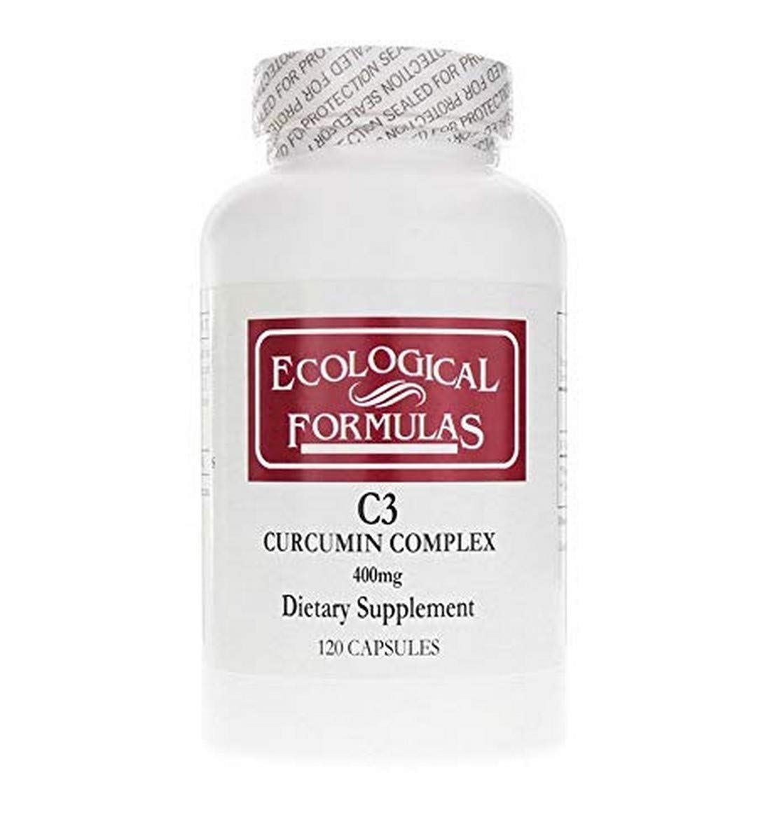 Ecological Formulas C3 Curcumin Complex 400 mg Capsules 120 Count