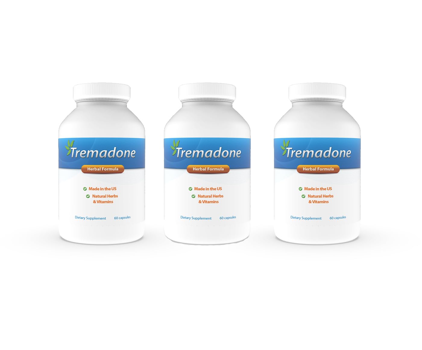 Tremadone Essential Tremor Relief Supplement for Hand, Arm, Head, Leg, Feet and Body Tremors and Shaking 180 Capsules