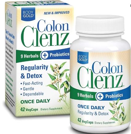 Generic Colon Clenz Regularity & Detox Formula Capsules 42 Count