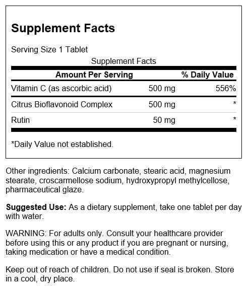 Swanson Supreme Vitamin C Complex 250 Tablets