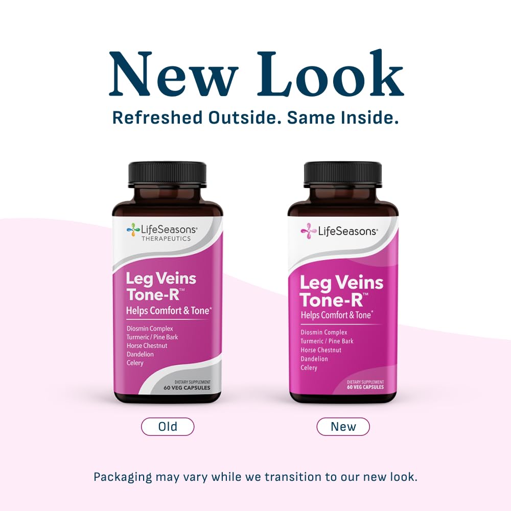 LifeSeasons Leg Veins Tone-R Capsules, 60 Capsules