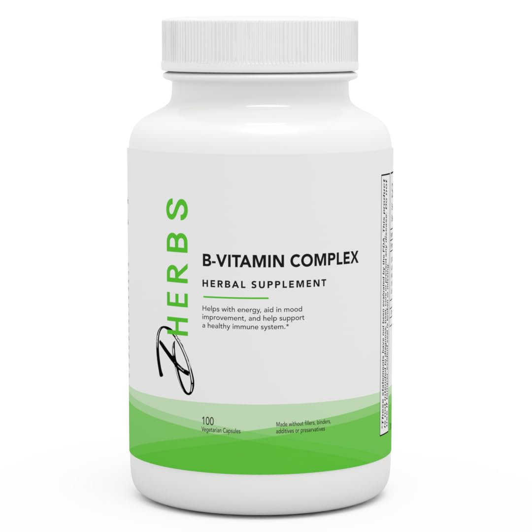 Dherbs B-Vitamin Complex Capsule, 100 Count