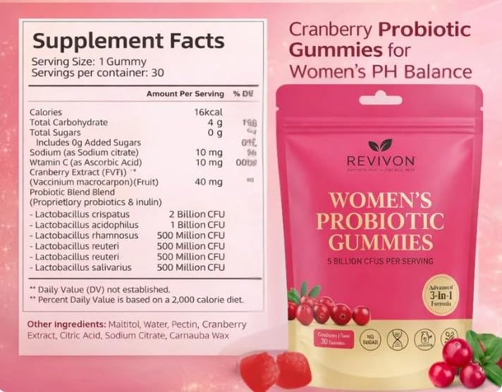 Jurnao Revivon Women's Probiotic Capsule 1 Count