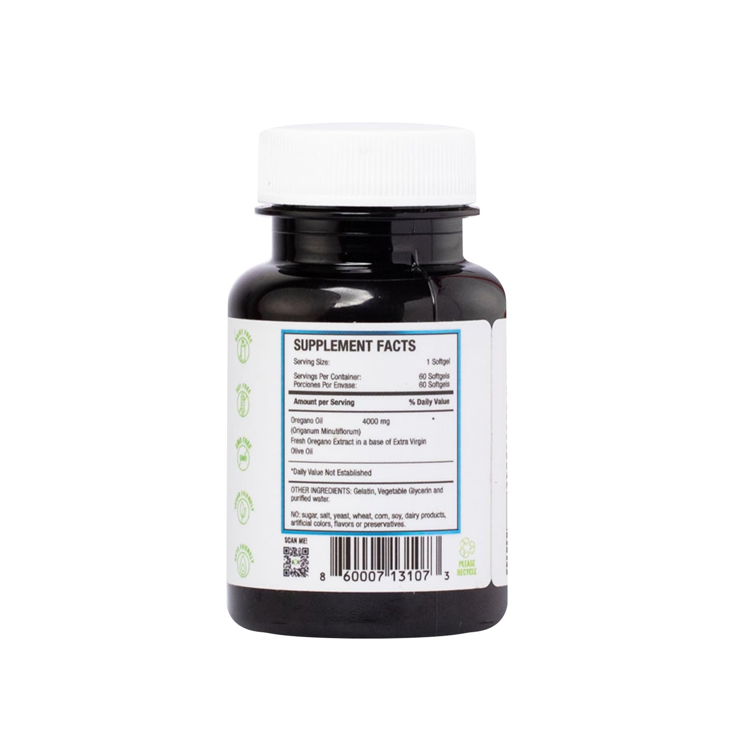 ADAPTOHEAL Oil of Oregano with 15% Carvacrol 4000mg Softgels, 60 count