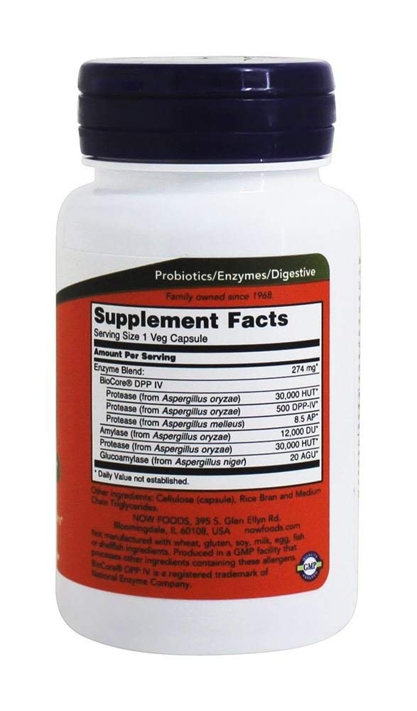 NOW Foods Gluten Digest Gastro-Intestinal Support 60 Capsules