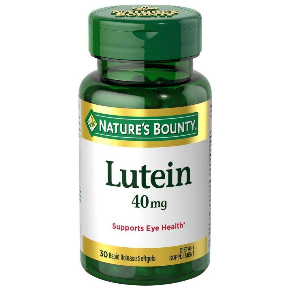 Nature's Bounty Lutein 40 mg Softgels, 300 Softgels