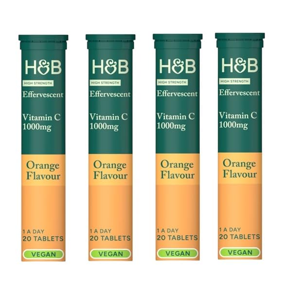 Generic Vitamin C & Zinc Orange Flavour High Strength Tablets, 4 Pack