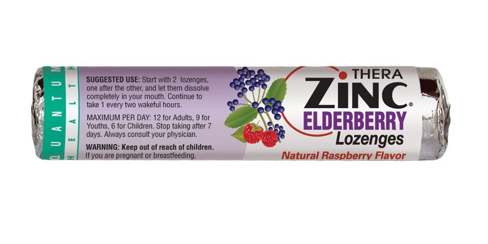 Quantum Thera Zinc Elderberry Lozenges 168