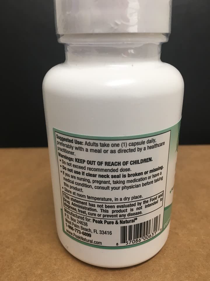Peak Pure & Natural Peak DIM 100mg Capsule 1 Count
