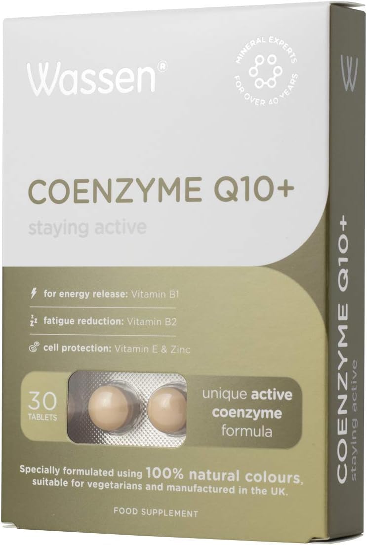 Wassen Co-Enzyme Q10 + Vitamin E 30 Tablets