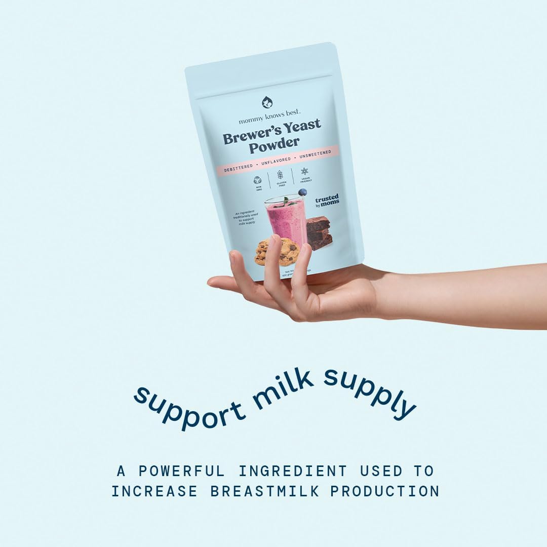 Mommy Knows Best Brewers Yeast for Lactation Powder 16 oz