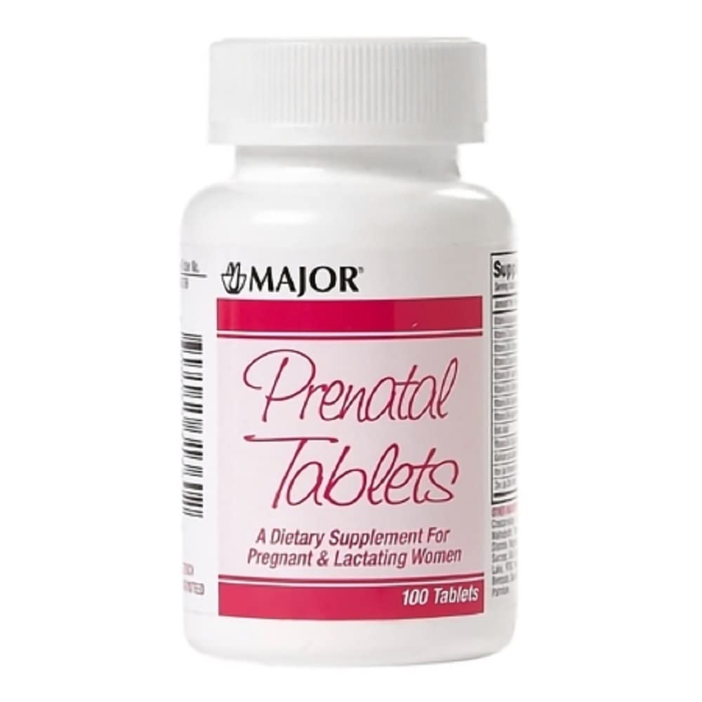 Major Prenatal TABS Ascorbic Acid-100 mg, 30 Tablets