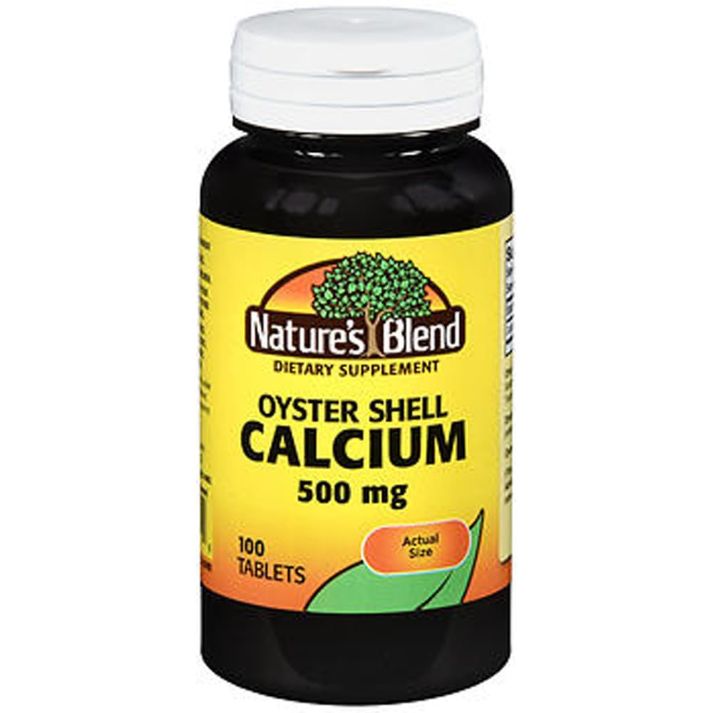 Nature's Blend Oyster Shell Calcium 500 mg Tablets 300