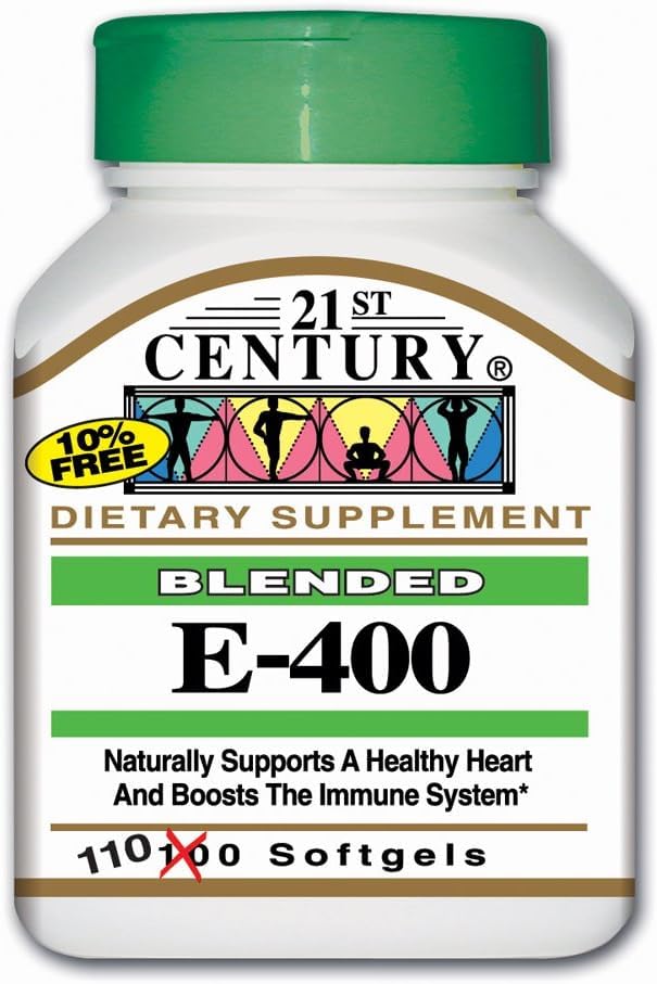 SMART MONKEY TECHNOLOGIES 21st Century E 400 I.U. (Dl-Alpha) Softgels, 330