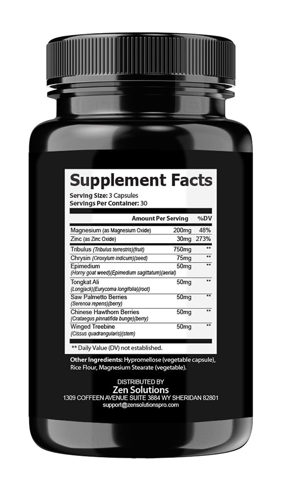 nutradash Strong Flow Capsules 60 Count