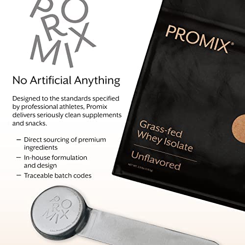 ProMix Nutrition Whey Isolate Powder, Unflavored, 2.5 lb Pack of 2, 160 Servings