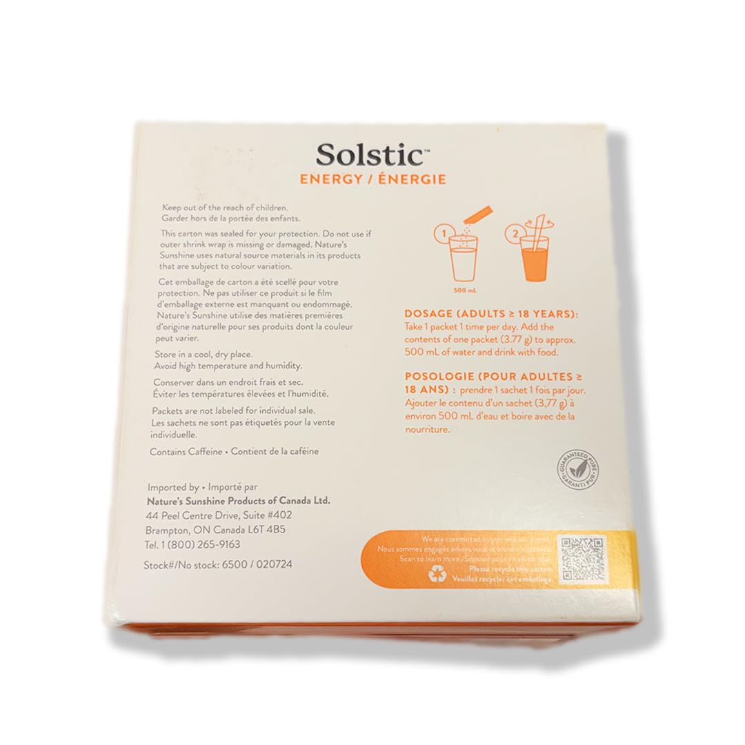 Nature's Sunshine Solstic Energy Powder, 11.4 Ounce, 30 Count