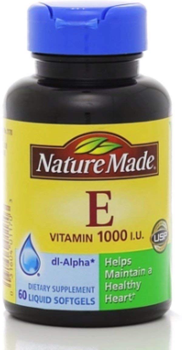 Nature Made Vitamin E 1000iu Softgels 60 Count