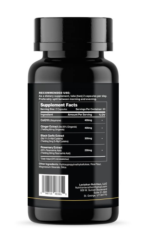 Leviathan Nutrition Vital Heart Capsule 1 Count
