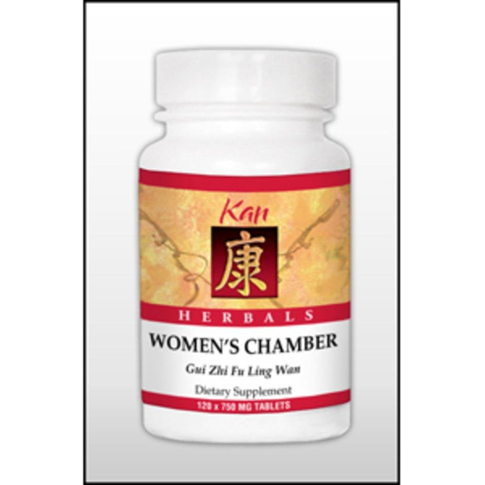 Kan Herbals Women’s Chamber - Traditional Formula with Cinnamon Twig, Red Peony & Salvia for Circulatory Flow, Menstrual Harmony & Emotional Grounding, 120 Tablets