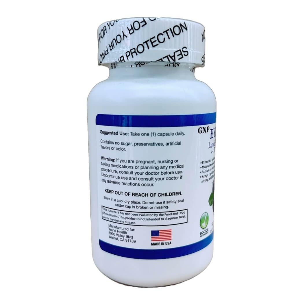 GNP Eye Pro-Lutein, Billberry & Zeaxanthin Capsules, 120 Count