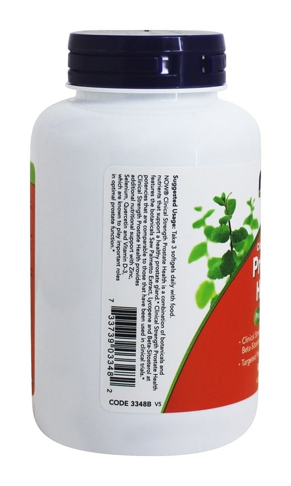 NOW Foods Clinical Strength Prostate Health, 1 Capsule