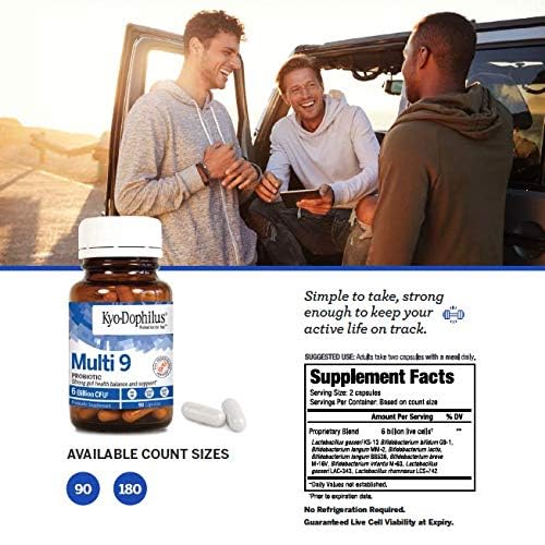 Kyolic Kyo-Dophilus Multi 9 Probiotic 180 Capsules