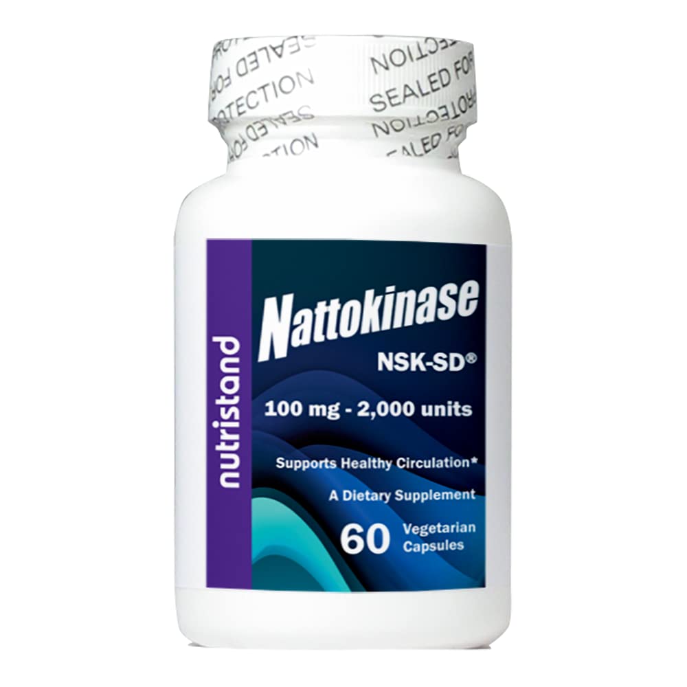 NutriStand Nattokinase 2,000 Units Capsules, 60 Count
