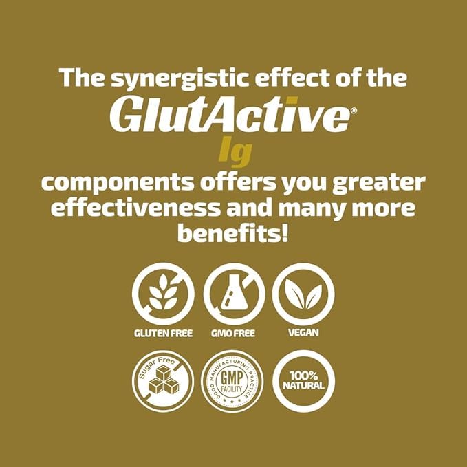 GlutActive IG-Gold 750mg Colostrum Chewable, 30 Count