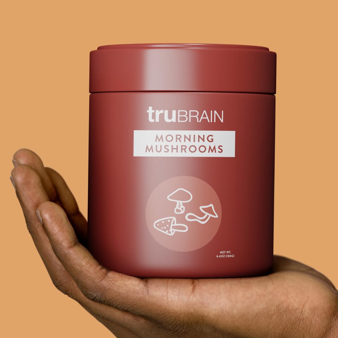 TruBrain Morning Mushrooms Powder 6.4 oz