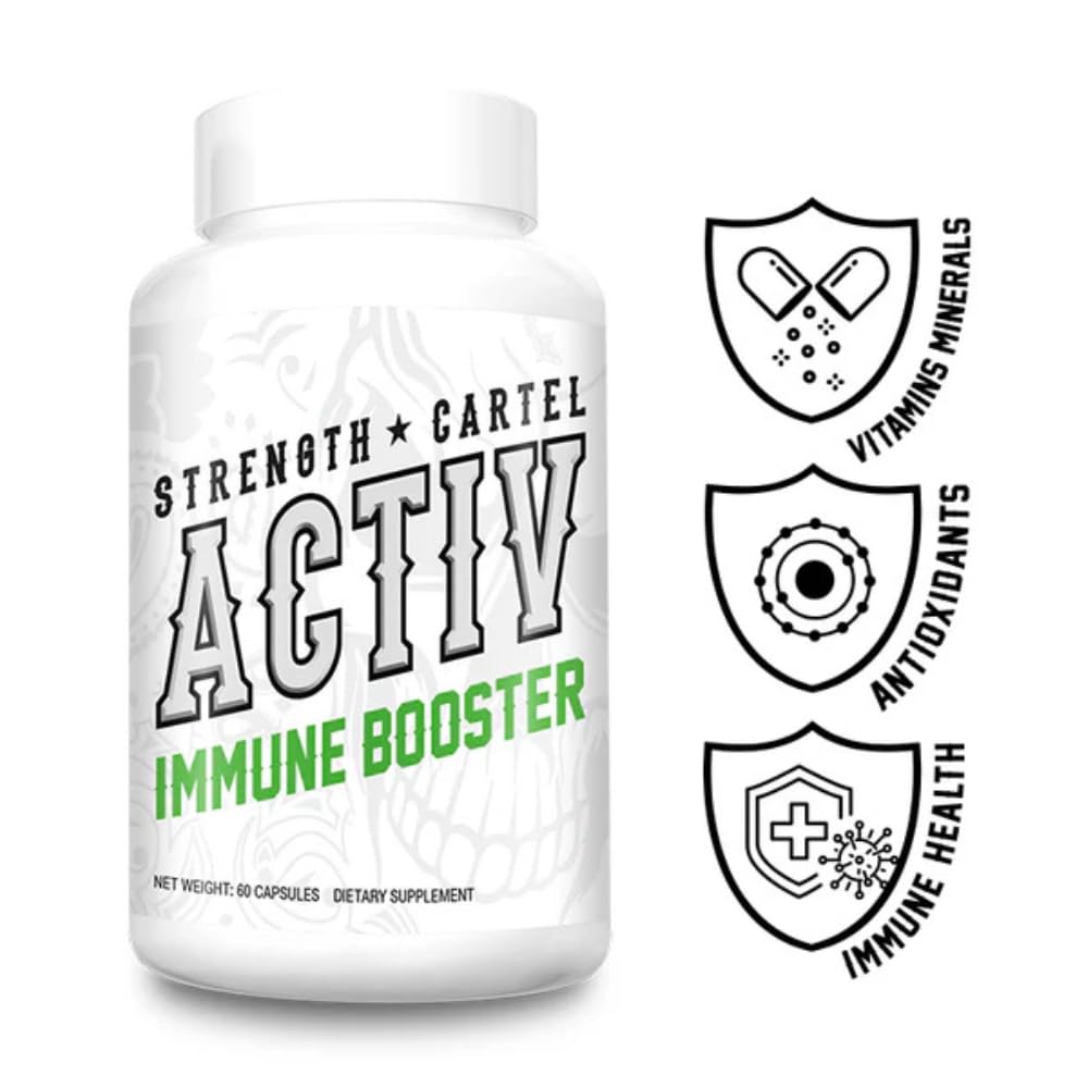 STRENGTH CARTEL Daily Wellness Capsules – Natural Support Formula Capsule 60 Count
