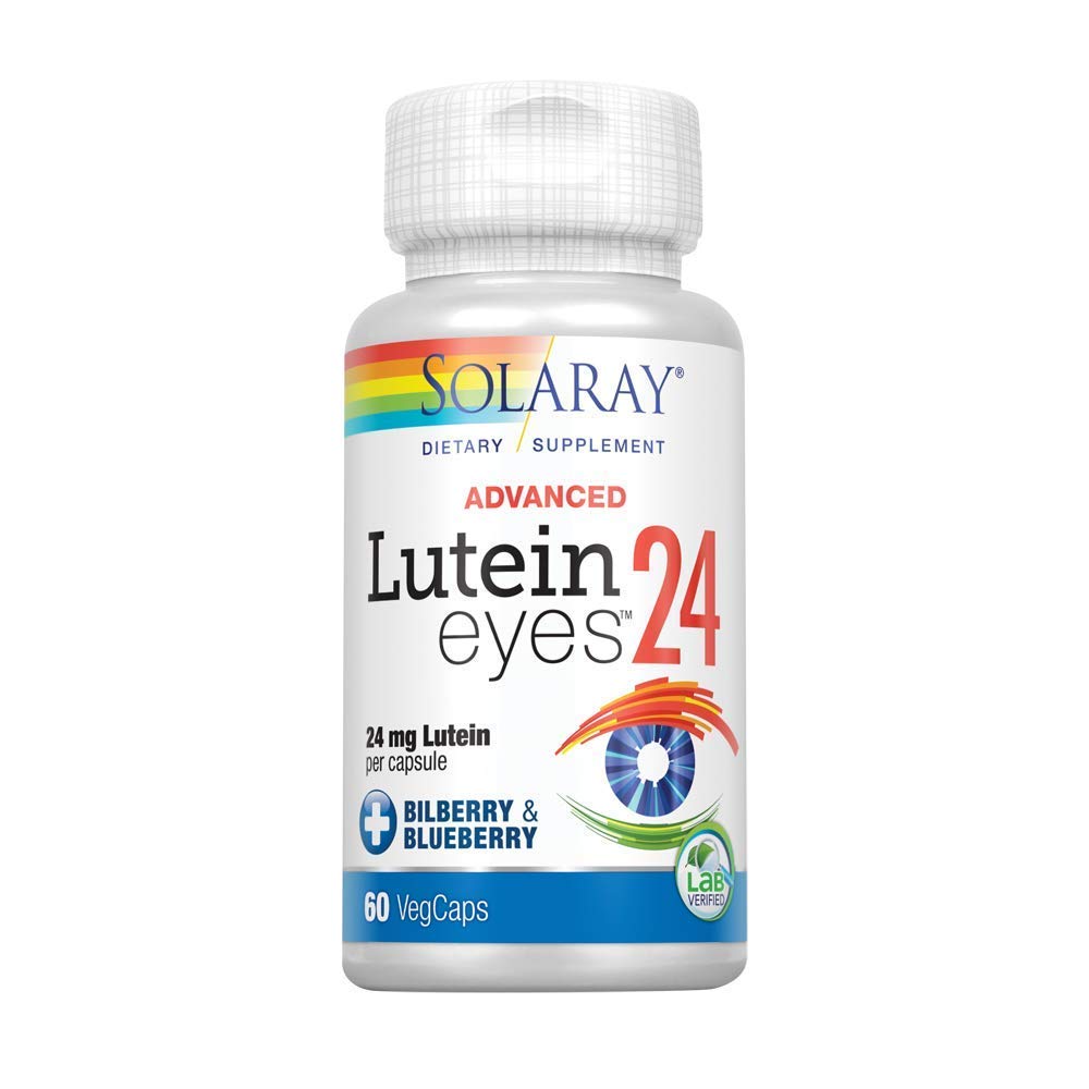 Solaray Lutein Eyes Advanced, 24 mg VegCaps 60