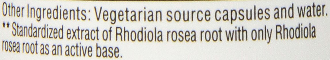 Kroeger Herb Products Rhodiola Rosea Capsule, 90 Count