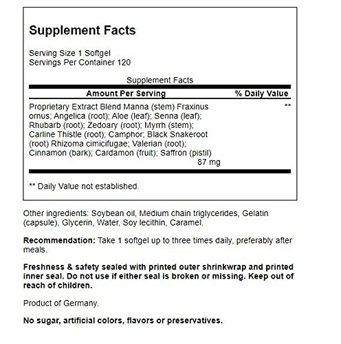 Pro Natura Swedish Bitters Capsules, 120 Capsules