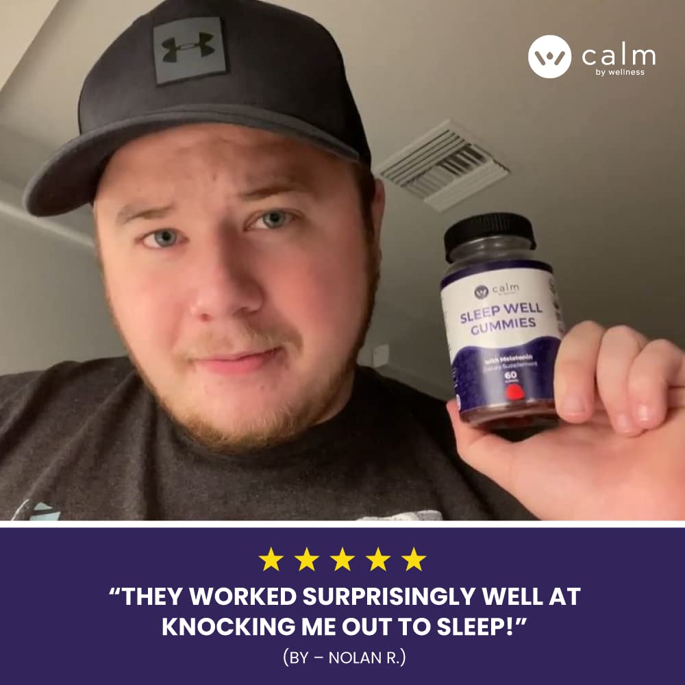 Calm by Wellness Sleep Well Gummies Gummy 30 Count