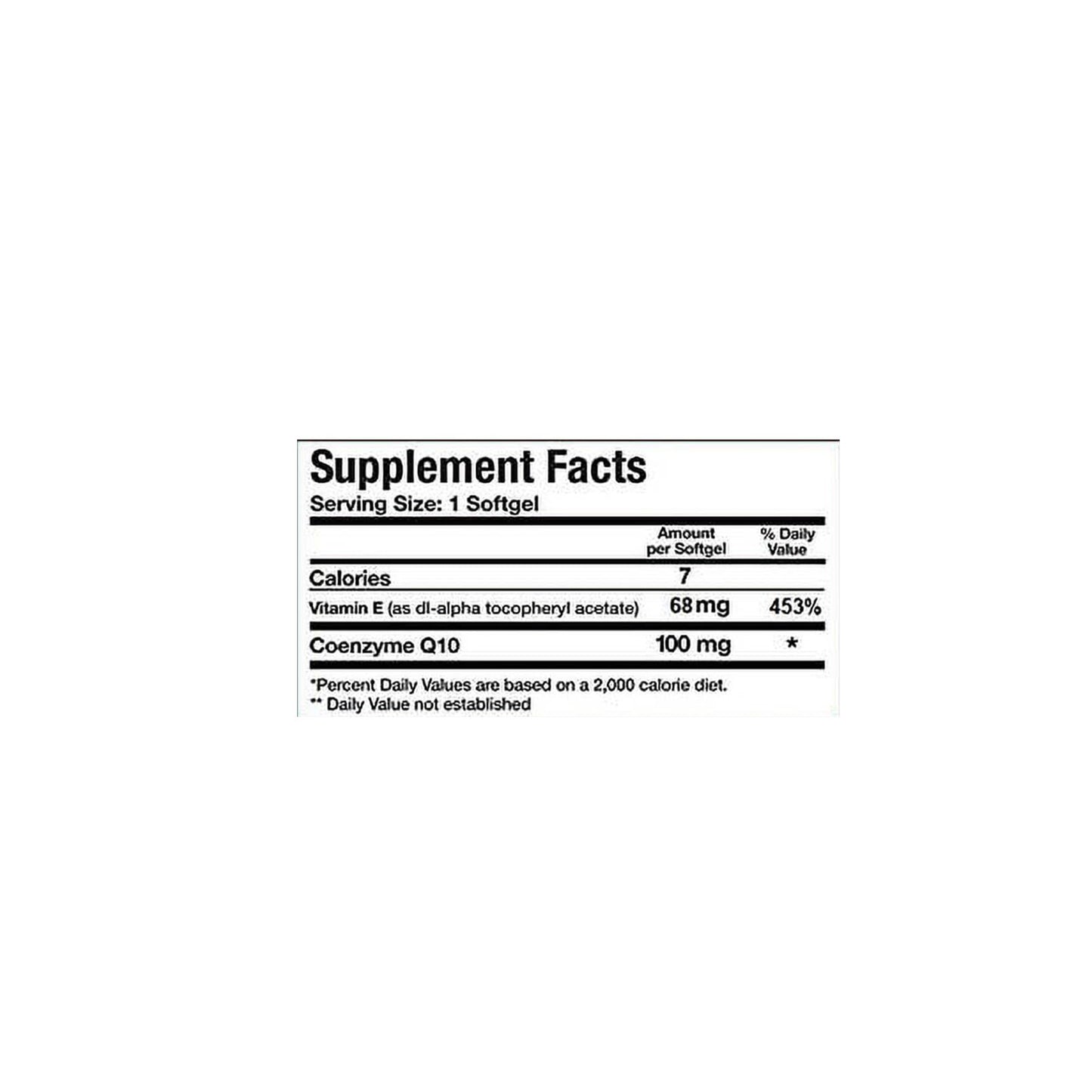 ACYEAH CoQ10 100mg Softgels 110-count