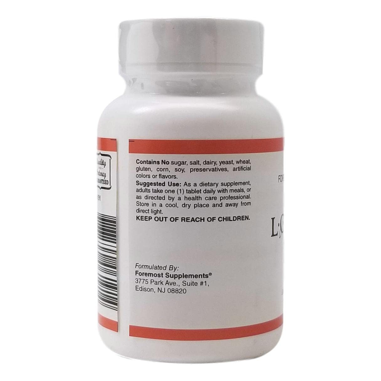 Holistic Health International, LLC L-OPTIZINC 100 Tablets