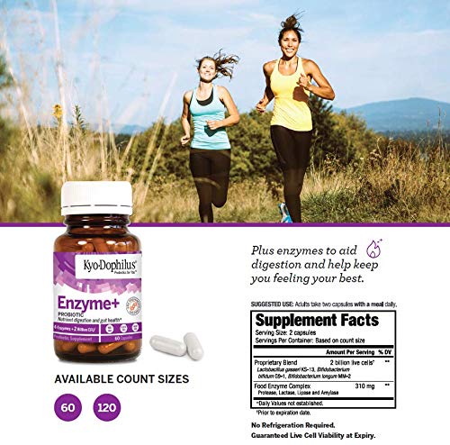 Kyolic Kyo-Dophilus Enzyme+ Probiotic, 120 Capsules