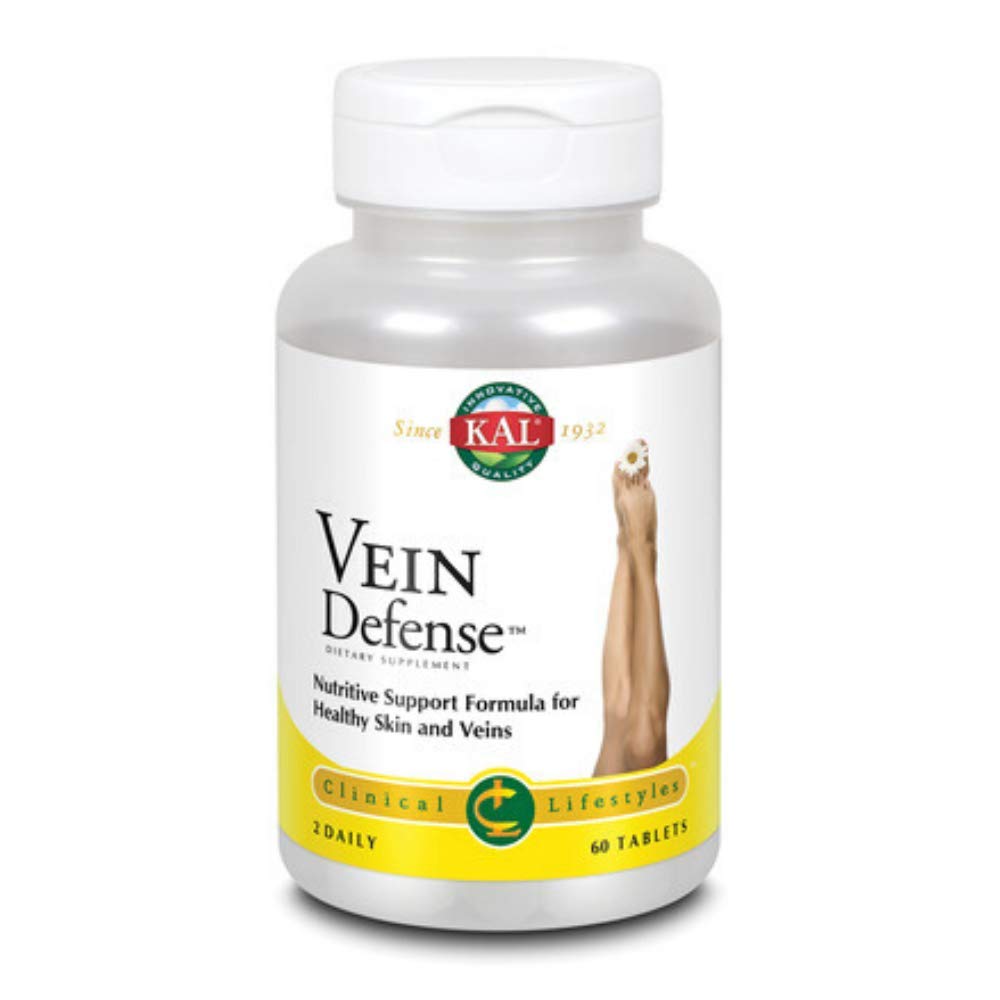 KAL Vein Defense Tablets, 60 Count