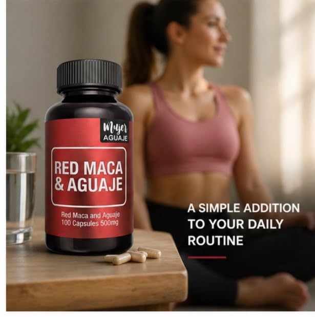 MUJER AGUAJE Red Maca & Aguaje Capsule, 1 Capsule
