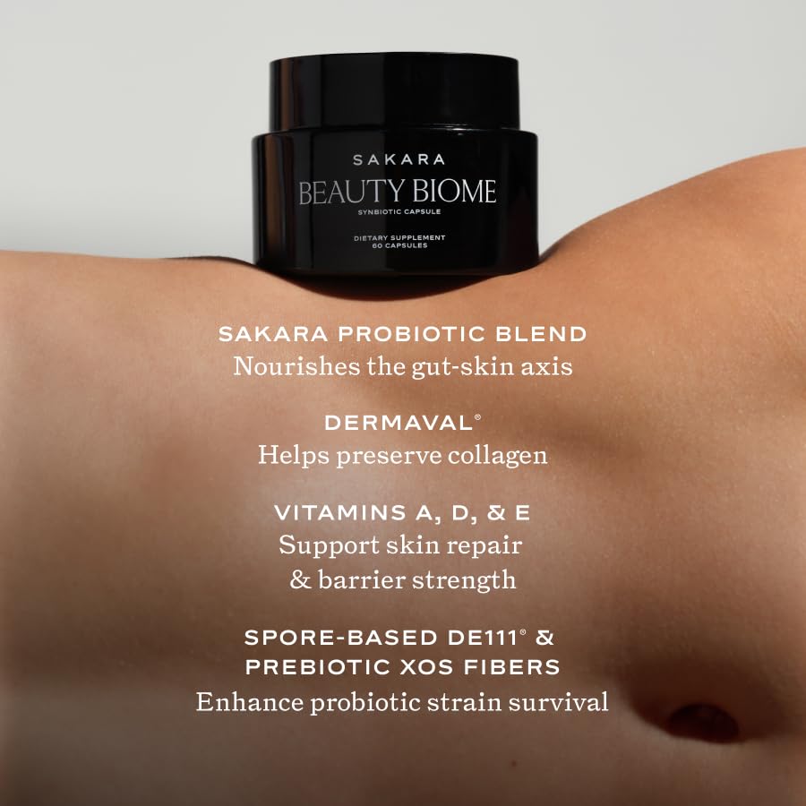 SAKARA Beauty Biome Skin Probiotic 60 Capsules