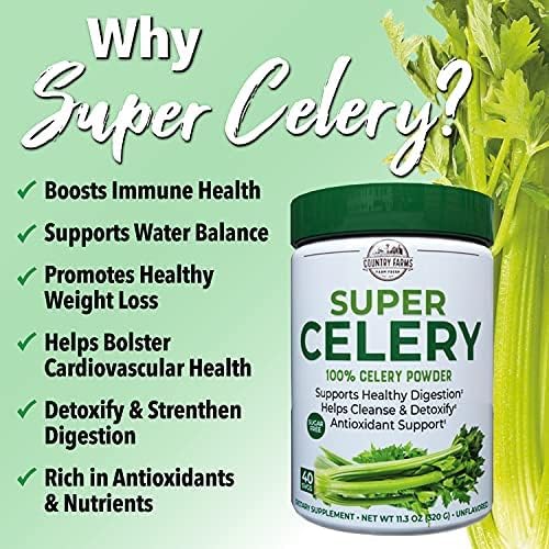 Country Farms Super Celery Powder, 1 Pack