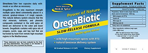 North American Herb & Spice Orega Biotic, 60 Capsules