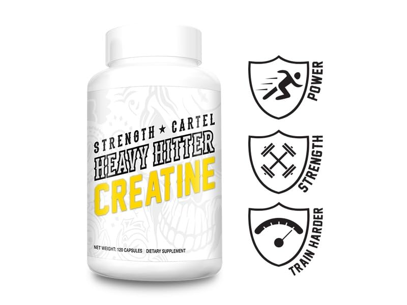 STRENGTH CARTEL Heavy Hitter Capsule, 120 Count